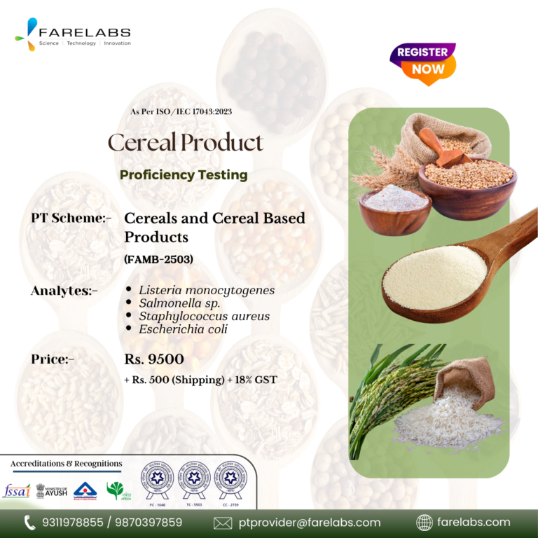 Cereals and Cereal Based Products (FAMB-2503)